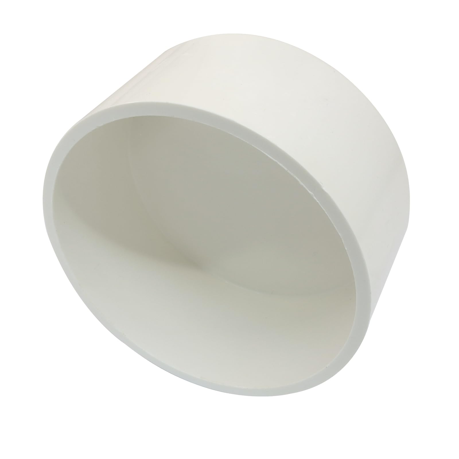 Photo 1 of Litoexpe 1Pcs 4 Inch PVC Pipe End Cap, White SCH40 Furniture Grade Pipe Cover Fitting Plug Adapter for Build Furniture DIY Garden Shelf