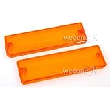 K1AutoParts Amber Front Bumper Light Lens Fit For Nissan D21 Frontier Pickup 1987 1988 1989 1990 1991 1992 1993 1994 1995