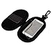 Black Nylon Portable Hard Case Cover Shell with Integrated Speakers (Ideal for iPhones, iPods, Zunes, MP3 Players, Cell Phones)