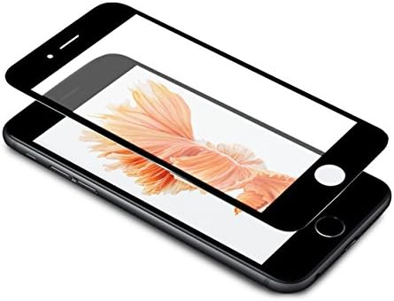 iPhone 6/S Plus Screen Protector Tempered Glass iPhone 3D Full-screen Carbon Fiber Soft Side(Black)