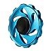 Figit Spinner Metal,Two Years, Tri-Spinner Fidget Hand Spinner Camouflage Multi-Color EDC Focus Toys (Blue)
