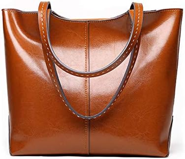 Amazon トートバッグ レディース 肩掛け 本革 牛革 本牛革 革 大容量 マチ広め マチ ビジネス 無地 通勤 Salsq80ku オーカー Ocher トートバッグ
