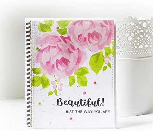 CrafTreat Reusable Flower Stencils for Painting on Wood Canvas, Paper, Fabric, Floor, Wall and Tile, Rose, Poppy - Image 3