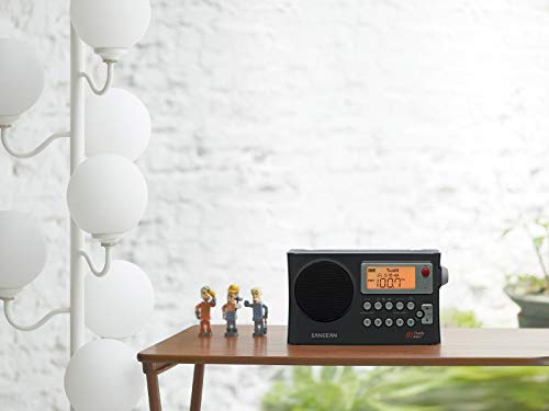 Sangean PR-D4W AM/FM Weather Alert Portable Radio with Bandwidth Narrowing, AM Auto Tracking