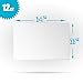 Foam Board 12 Pack - 11x14 inch Foam Core Board - 12 Foam Boards - White Project Board - Foam Poster Board - Foamcore Board Pack of 12