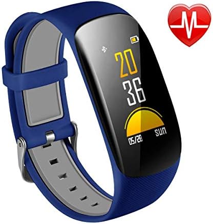 KARSEEN Fitness Tracker H2 Plus Waterproof Smart Watch with Color OLED Screen Heart Rate Monitor,Pedometer,Sleep Monitor,Step Calorie Counter Activity Tracker for Men Women