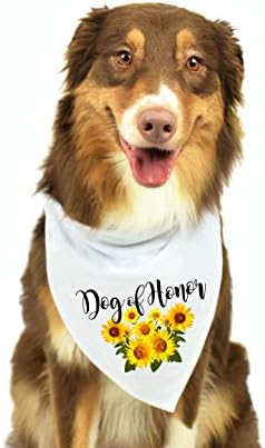 dog of honor wedding bandana