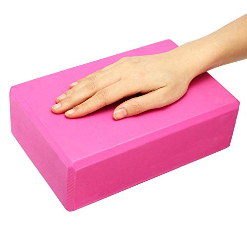 KALOAD High Density EVA Organic Yoga Block Sports Fitness Yoga Brick Pilates Exercise Tools - Orange