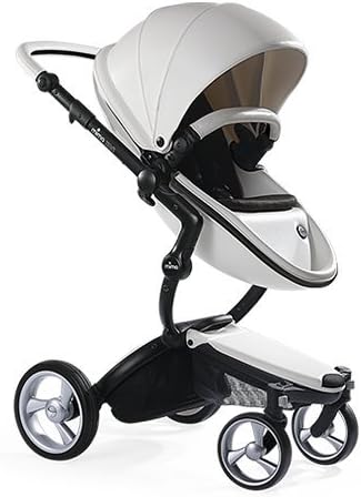 Mima Xari Stroller Authorized Seller (Black Chassis, Snow White Seat, Black Starter Pack)