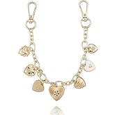 Disengor Bag Charms for Handbags Chain - Gold Decorative Purse Chains - Exquisite Shoulder Bag Keychain