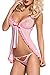 Ecool Sexy Lingerie Underwear See-through Backless Sleepwear Nighty