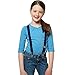 Suspenders for Kids Boys and Baby - Premium 1 Inch Suspender Perfect for Tuxedo - Navy Blue (size 22