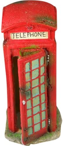 ClearStream Old Telephone Box Aquarium Ornament