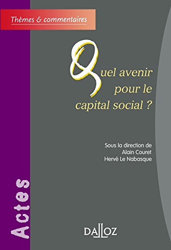 Quel avenir pour le capital social ?