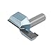 uxcell 2-Inch Diameter Bottom Cleaning Router Bit 1/2-Inch Shank, 2 Flutes Carbide Tipped Cutter Surface Planing Tool for Cutting Various Wood (Blue)