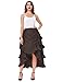 Women's Steampunk Retro Gothic Vintage Skirt Victorian Steampunk Casual S Brown