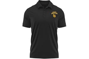 CAMPUS LAB Official NCAA Collegiate Men's Sport Polo Short Sleeve Shirt Left Chest Logo Collection