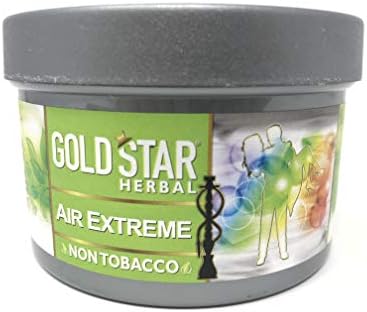 GOLDSTAR Herbal Non Tobacco Smoke AIR Extreme Flavor Premium Hookah, Shisha, Nargila 200 gm