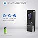 Wireless Doorbell, Coolqiya Door Bell Chimes Kit Alarm with 3 Plugin Receivers and 2 Remote Waterproof Push Buttons, Operating Range Up to 1300 Feet, 58 Melodies, LED Flash