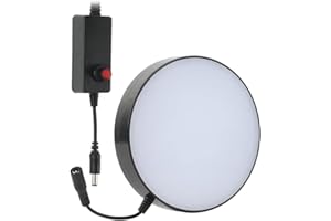 SundiooK LED for Ring Bottom Light Source Stereo Microscope, Adjustable Brightness 0-100%, 12V Output, AC100-240V Input, 133m