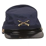 Jacobson Hat Company JHats 100% Wool Men's Union Civil War Replica Kepi Hat Medium Blue