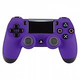 PS4 Dualshock Playstation 4 Wireless Controller Custom Soft Touch New Model JDM-040 (Purple)