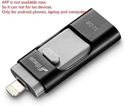 Android USB Flash Drive 32GB [2-in-1] - Hiiiman OTG Thumb Drive USB 3.0 External Storage Memory Stick Compatible for/Mac/Android/PC