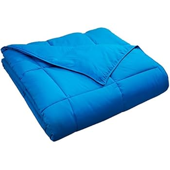 Amazon.com: Martex Reversible Twin Comforter, Navy/Ceil