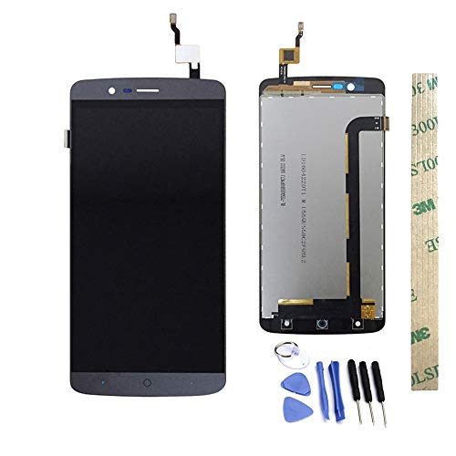 Dr.Chans LCD Display Screen Touch Digitizer Assembly Replacement with Free Tools for Elephone P8000 for Android 5.1 Gray