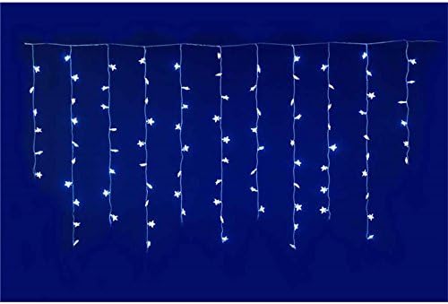 Decorazioni Natalizie 94.Stalattite 2 X 1 14 M 94 Stelle Led Bianchi Stelle Luminose Giochi Di Luce 24v Decorazioni Natalizie Luci Di Natale Tendine Luminose Amazon It Casa E Cucina