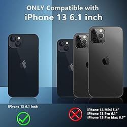 Red2Fire for iPhone 13 Case, [360 Full Body] [Heavy