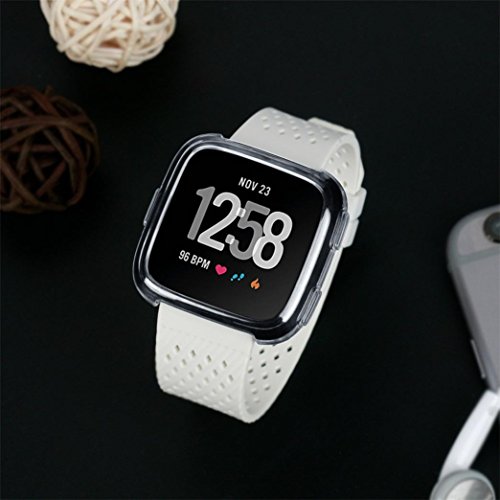 image for Lisin Fitbit Versa Watch Protective cover, TPU Silicone Cover Case Wat