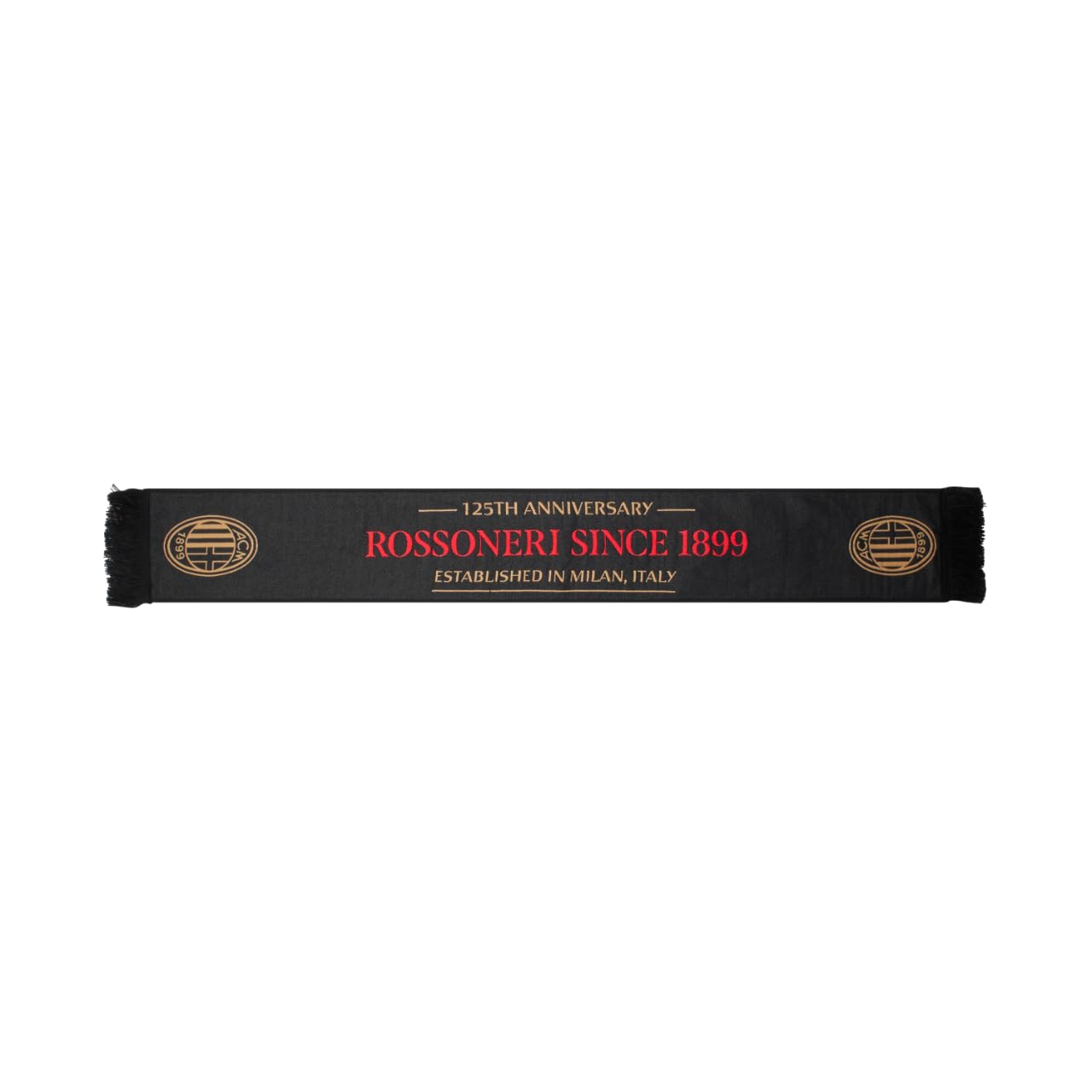 AC Milan Official Acrylic Scarf - Official Product - Various Designs and Lettering