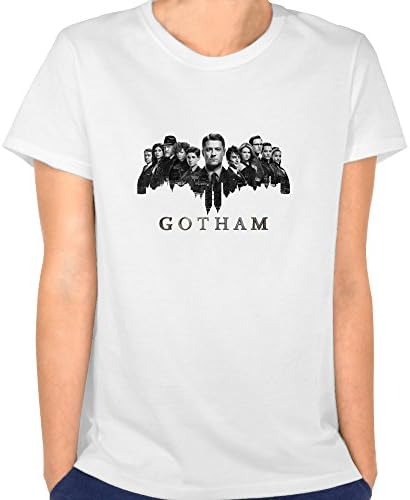 Cooll Women's Gotham City Poster Ben McKenzie Tshirts XL White