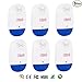 Ultrasonic Pest Repeller 6 Packs - Home Pest Control Repellent - Electronic Insects & Rodents Repellent for Mosquito, Mouse, Cockroaches ,Rats,Bug, Spider, Ant, Flies