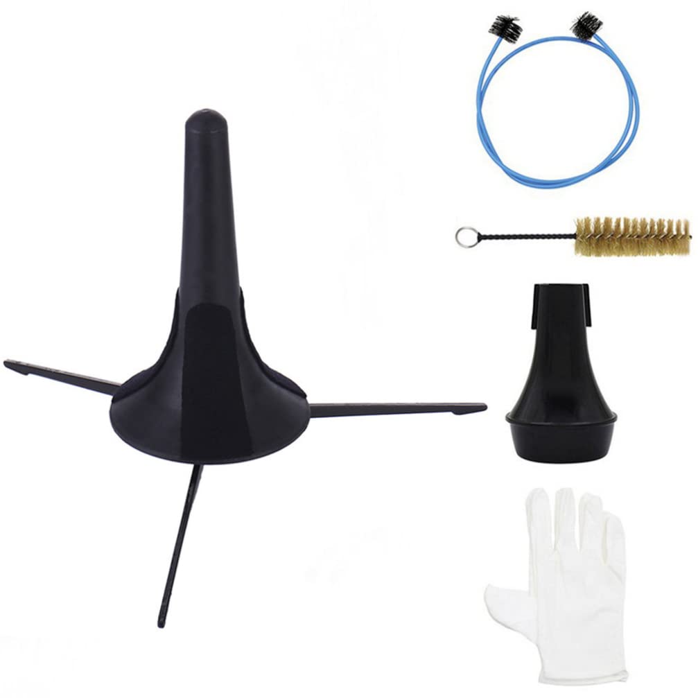 SUPVOX Cleaning Kit for Trombone and Trumpet Musical Instrument Maintenance Portable Holder Flexible Brush Valve Casing Brush and Accessories