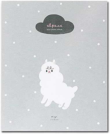 Lovely Adhesive Photo Album Book Scrapbooking Scrapbook Magnetic Album, 20 Pages Holds 3X5, 4X6, 5X7, 6X8 photos, PVC Cover Book, 8.1”X9.9”X0.4” (Alpaca)