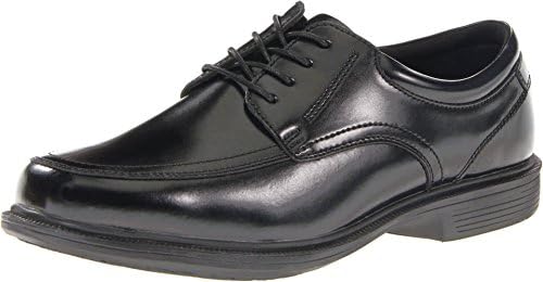 Amazon.com | Bates Men's High Gloss Oxford, Black, 3 D US | Oxfords