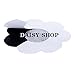 Nipple pasties One-off pasty bra Breast petals cover 10 PAIRS (BLACK&NUDE)