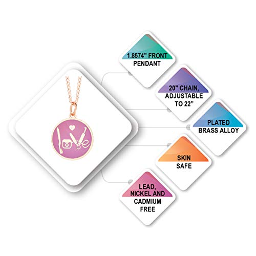 BadBananas Gifts For Dental Assistants and Hygeinists - LOVE Dentistry - Charm Pendant Necklace - Gift Jewelry - Thumbnail 3