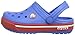crocs Kids' Crocband II.5 Clog (Toddler/Little Kid),Varsity Blue/Red,8-9 M US Toddler