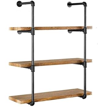 Amazon.com: 42" H x 12" D Industrial Wall Mount Iron Pipe