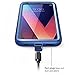 i-Blason LG V30 Case, [Heavy Duty Protection] [Clear Back] [Magma Series] Shock Reduction/Full body Bumper Case with Built-in Screen Protector for LG V30/V30 Plus/V30S 2017(Blue)