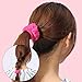 Trigle 36Pcs Premium Hair Scrunchies Women's Chiffon Flower Hair Scrunchies Hair Bow Thick Hair Morning Wake