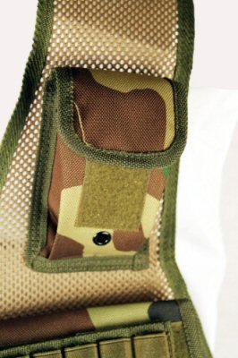 Ultimate Arms Gear Tactical Scenario Woodland Camo Paintball Airsoft Battle Gear Tank-Armor Pod Vest - Thumbnail 3