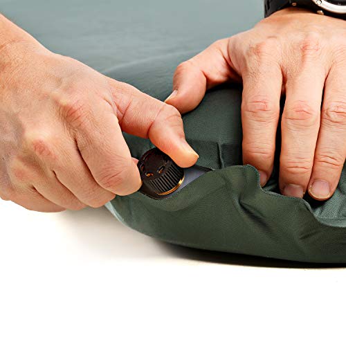 WELLAX Sleeping Pad Foam Camping Mats, Fast Air SelfInflating