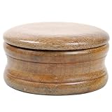 Genuine Honey Mango Wood Shaving Soap Bowl from