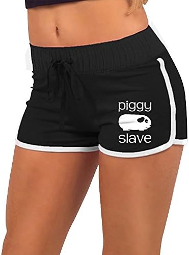 Sports Summer Women's Pig Piggy Slave Casual Skinny Yoga Pants Athletic Elastic Waist Small