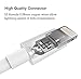 iPhone Cable Nikolable 2 Pcak 8foot Lightning Cable for iPhone X 8 8 Plus 7 7 Plus 6s Plus 6 Plus 6s 6 5s 5c 5 iPad Mini iPad Air iPod (White)