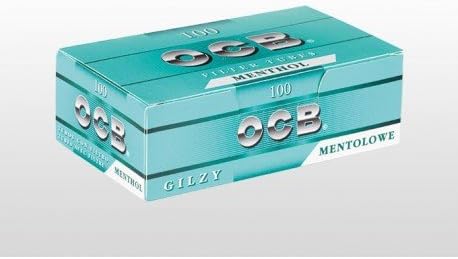 OCB 100 tubos de mentol Cigarrillos vacíos con filtro: Amazon.es: Salud y cuidado personal